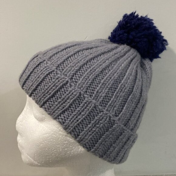 Cottle Grey Ribbed knit cap hat beanie​ - Picture 5 of 9